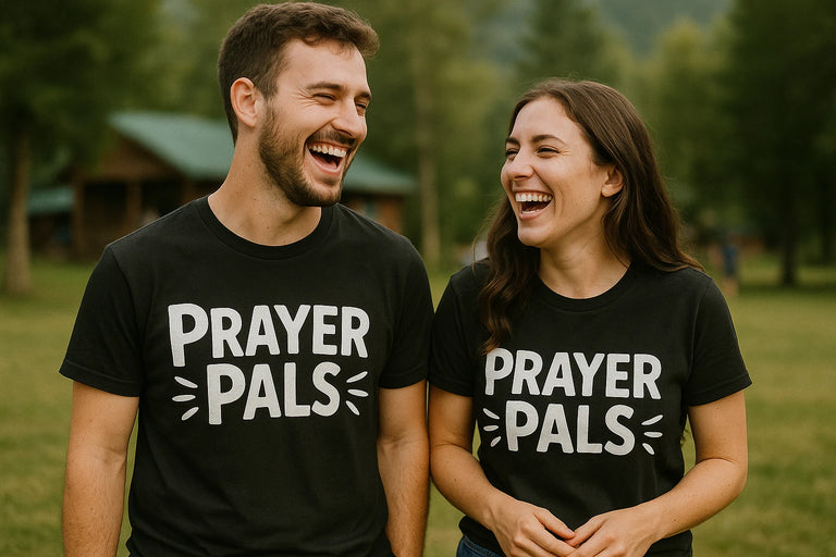 Person wearing the black love and faith tshirts graphic tee - 