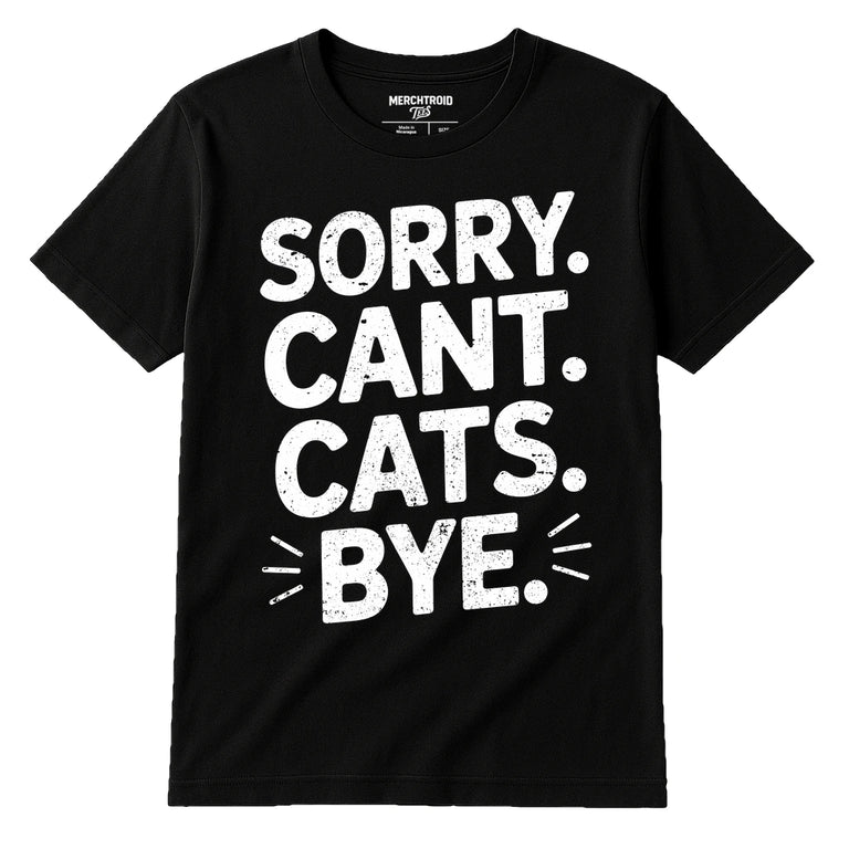 Black Tee Shirts For Cat Lovers - 