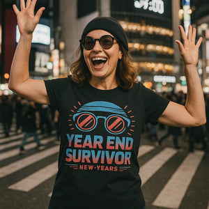 "Year End Survivor" new years eve shirts womens - product photo 8