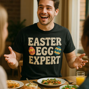 "Easter Egg Expert" ladies easter shirts - product photo 8