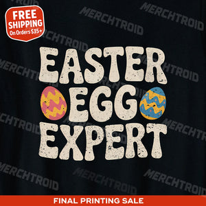 "Easter Egg Expert" ladies easter shirts - product photo 9