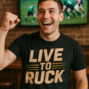"Live To Ruck" rugby shirts - product photo 8