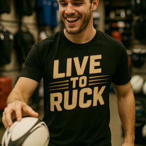 "Live To Ruck" rugby shirts - product photo 6