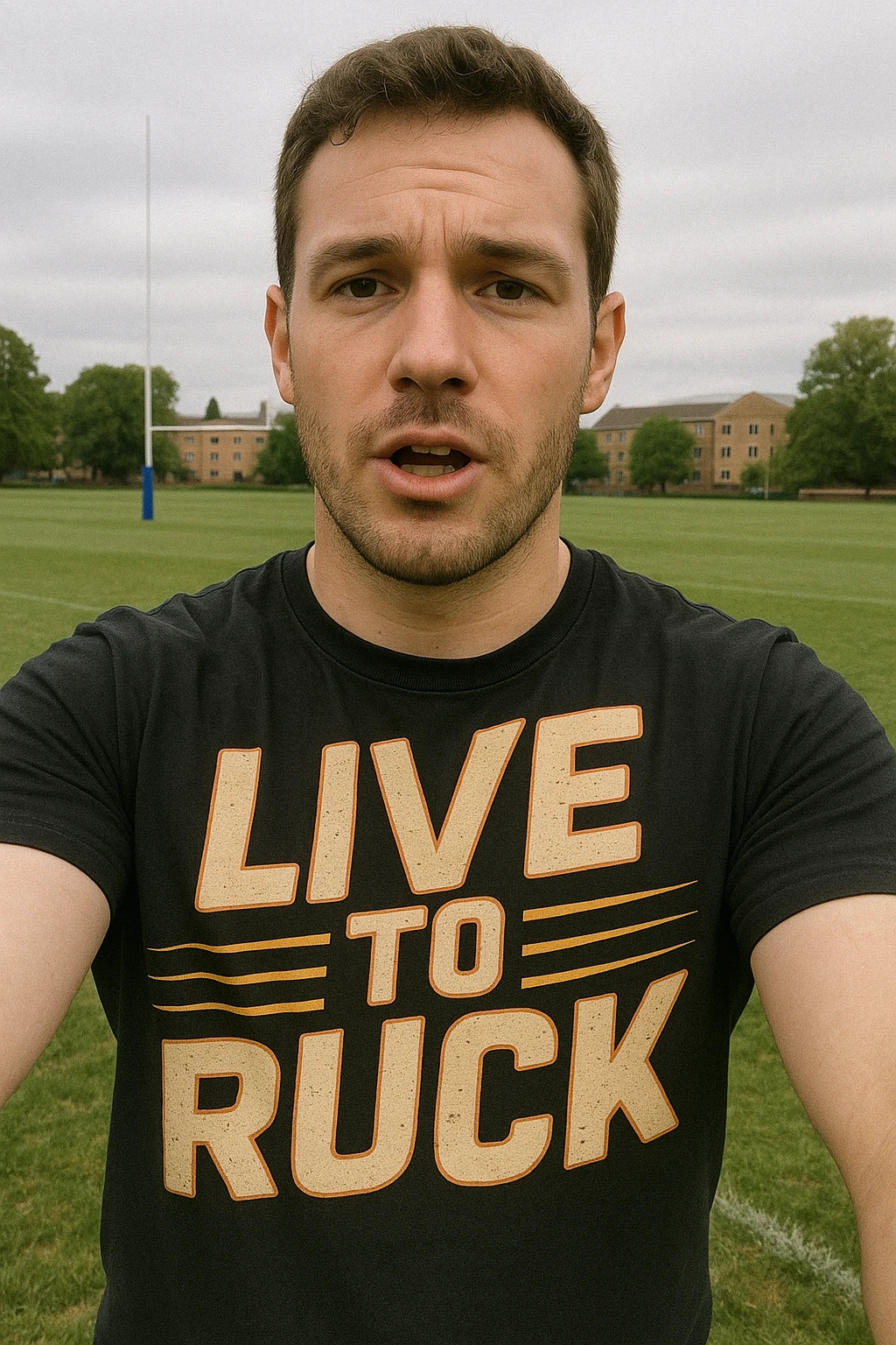 "Live To Ruck" rugby shirts - product photo 7