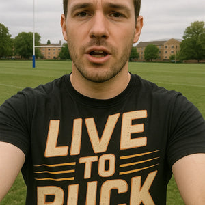 "Live To Ruck" rugby shirts - product photo 7