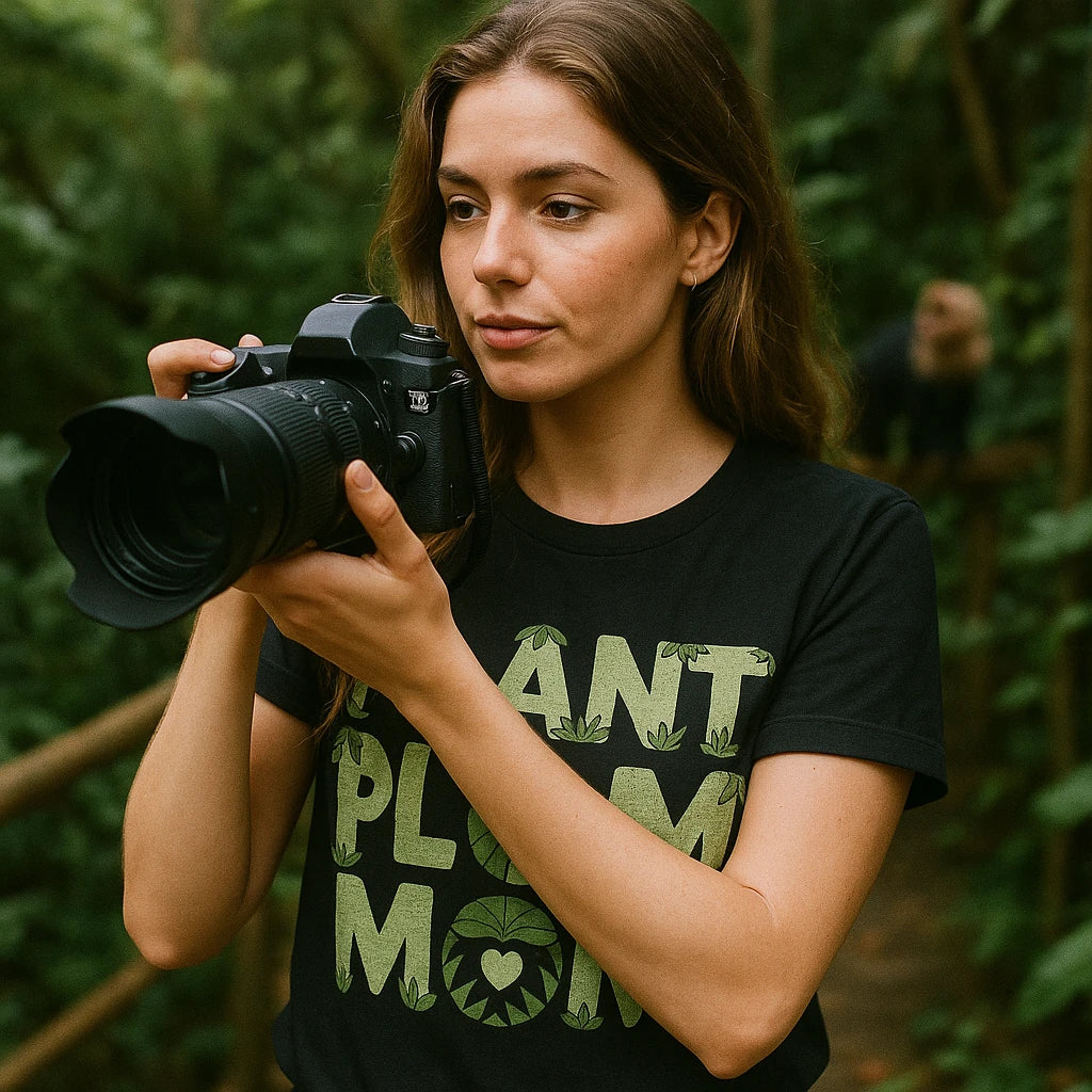 "Plant Mom" rainforest alliance t shirt - product photo 8