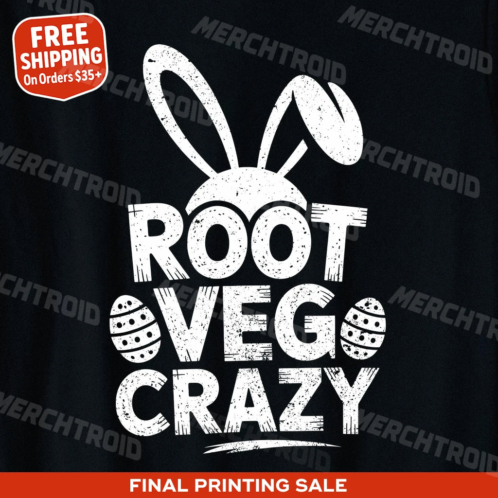 "Root Veg Crazy" mens easter shirts - product photo 9