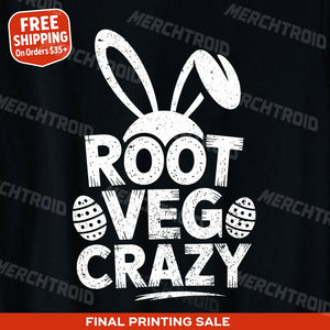"Root Veg Crazy" mens easter shirts - product photo 9