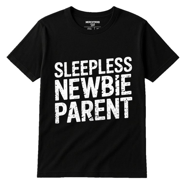 Black New Parents Matching Shirts - 