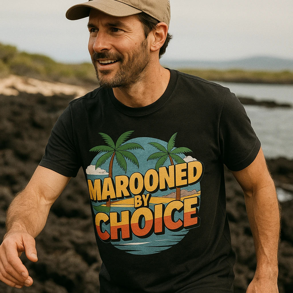 "Marooned By Choice" islands shirts - product photo 8
