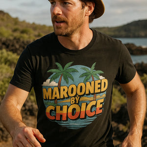 "Marooned By Choice" islands shirts - product photo 6