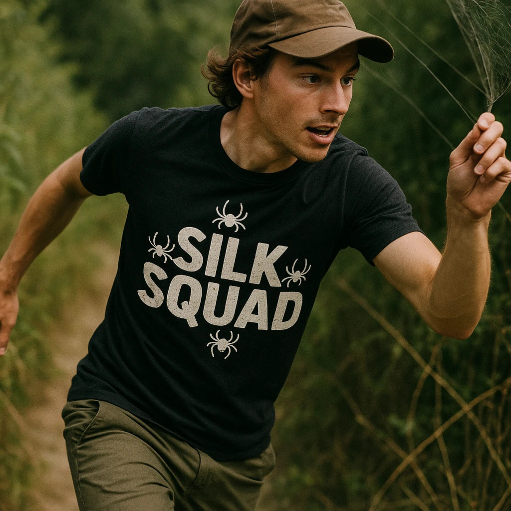 "Silk Squad" spider tee shirt - product photo 8