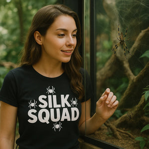 "Silk Squad" spider tee shirt - product photo 9