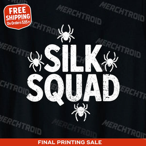"Silk Squad" spider tee shirt - product photo 10