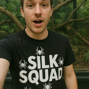 "Silk Squad" spider tee shirt - product photo 7