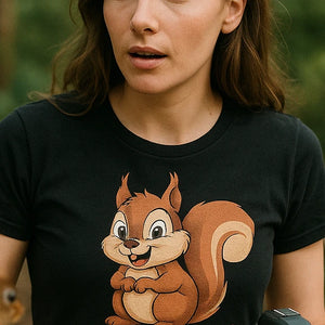 "Trust No Chipmunk" squirrel t shirt - product photo 9