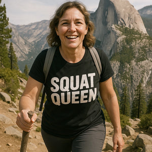"Squat Queen" exercise shirts mens - product photo 8