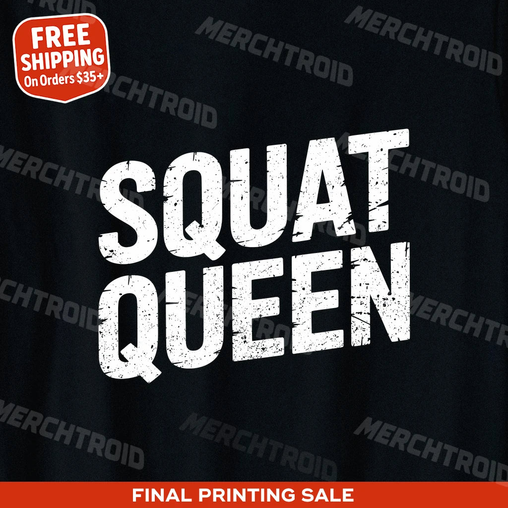 "Squat Queen" exercise shirts mens - product photo 9