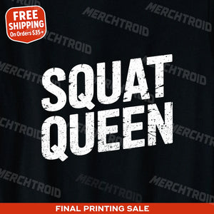 "Squat Queen" exercise shirts mens - product photo 9