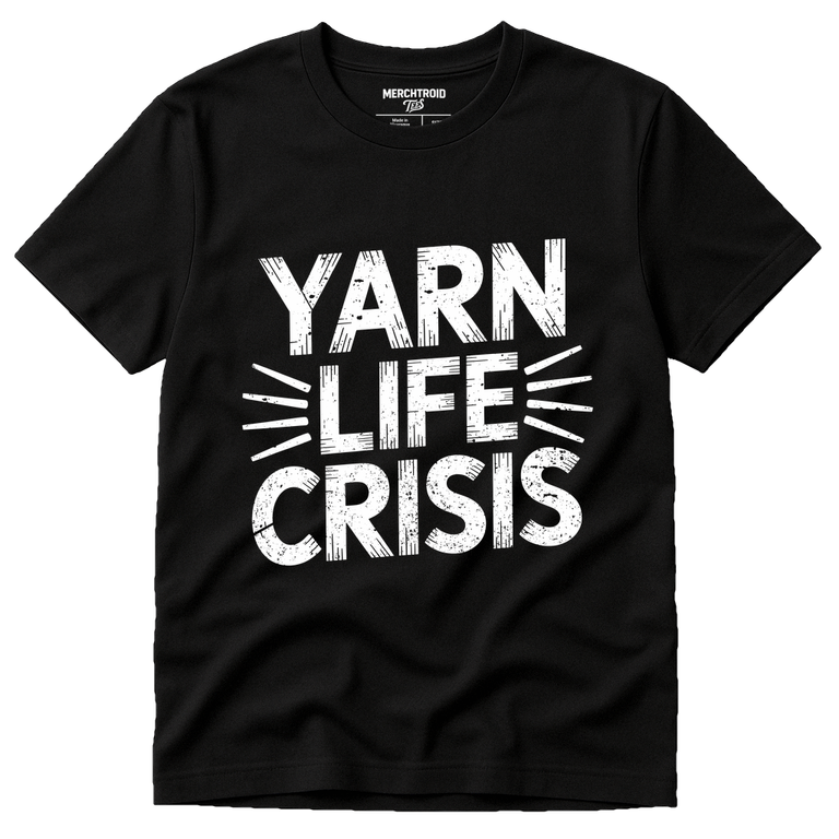 Black Knitting T Shirt - 
