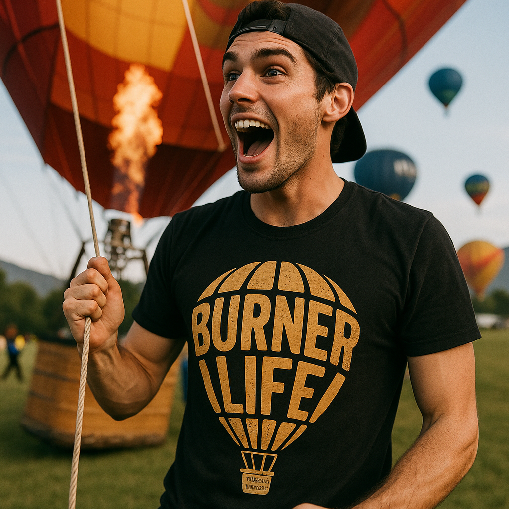 "Burner Life" hot air balloon sweatshirt - product photo 8