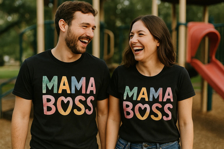 Person wearing the black mom life tee shirt graphic tee - 