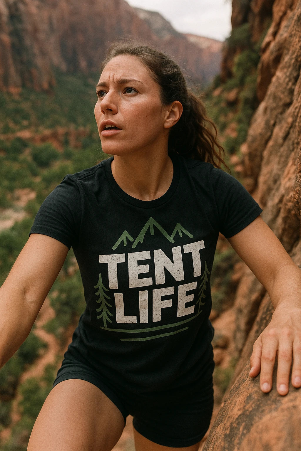"Tent Life" black national park t shirt - also a national parks are for lovers shirt