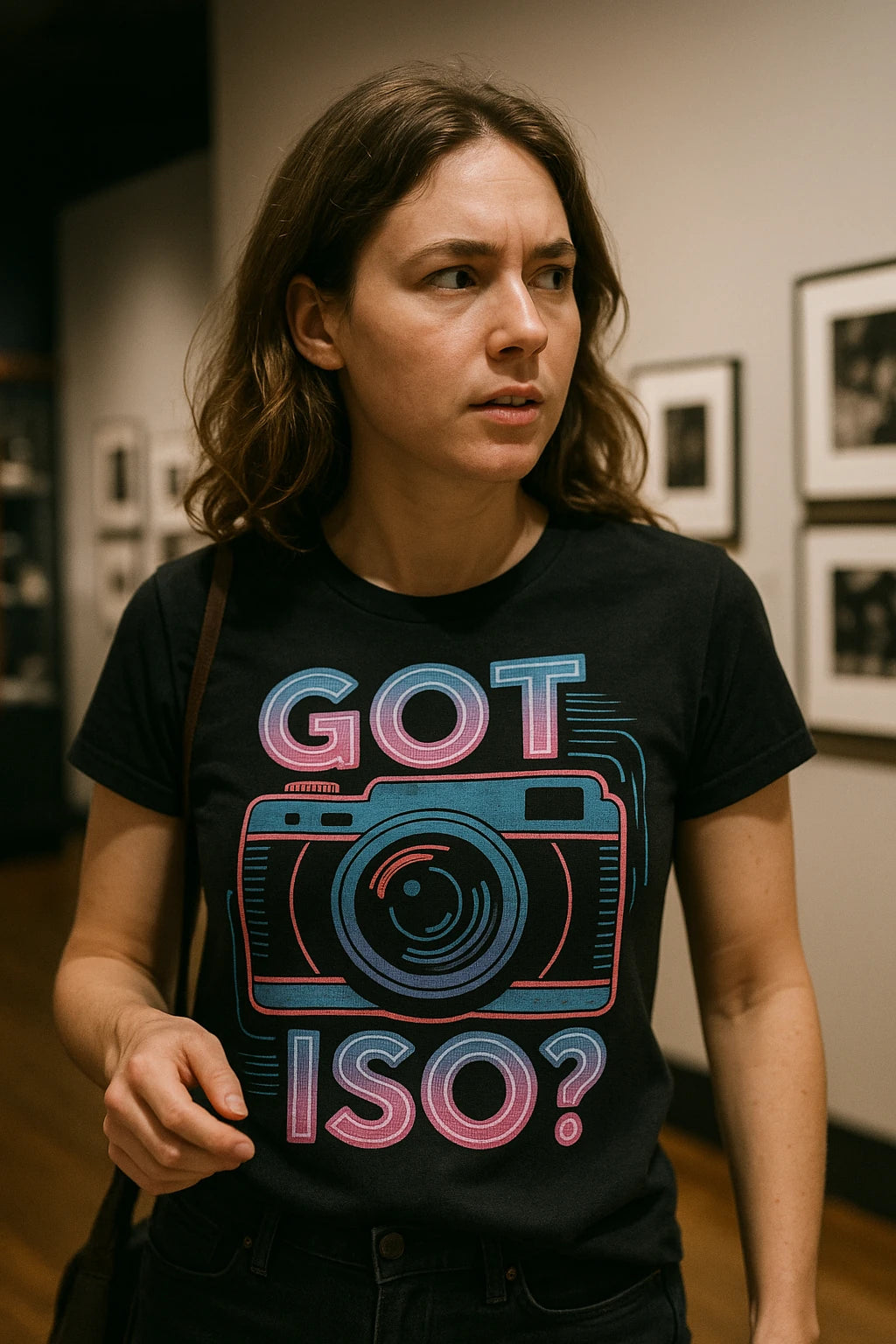 "Got Iso?" black photography t shirt - also a present for photography lover