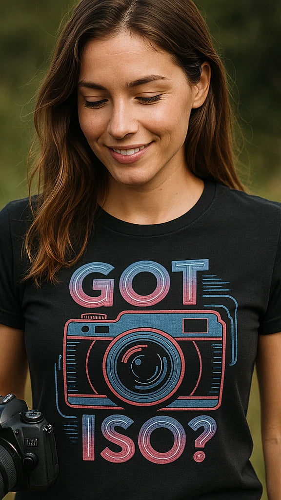 "Got Iso?" photography t shirt - product photo 9