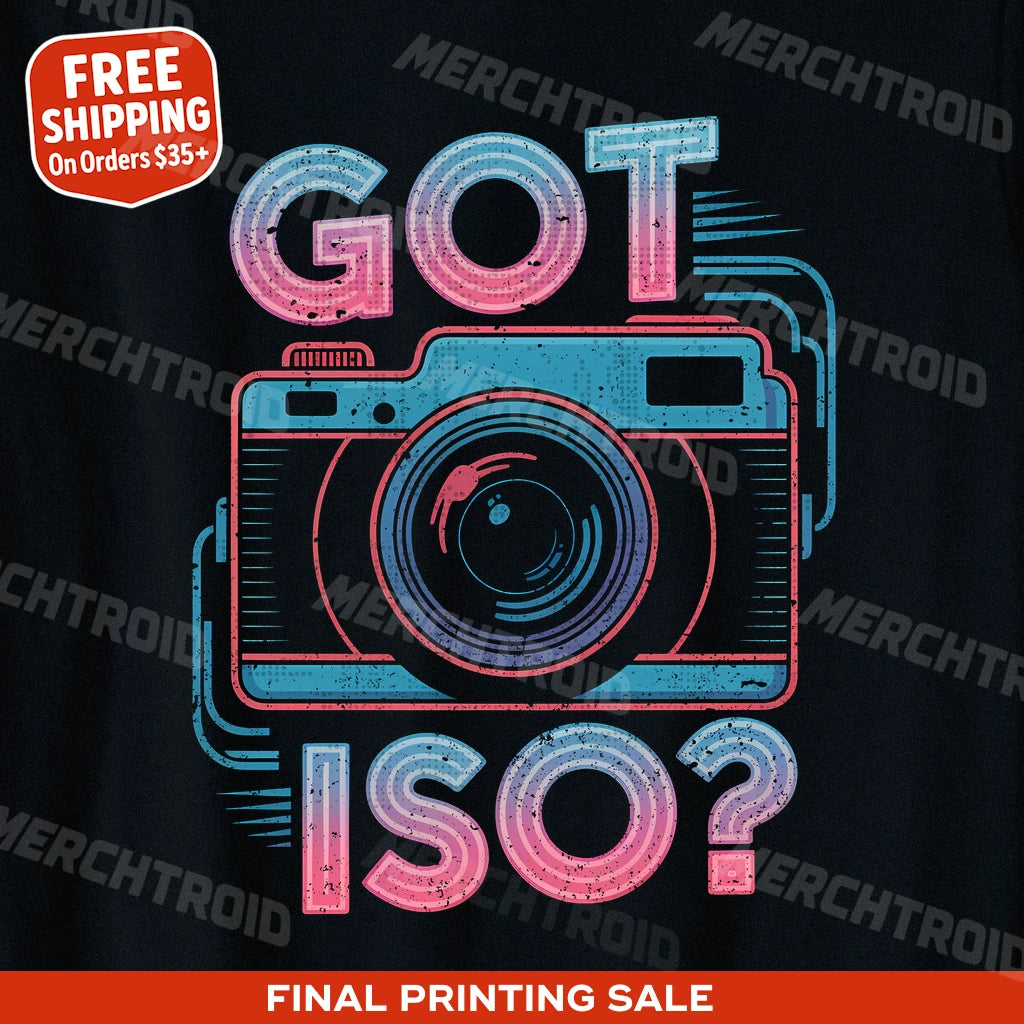 "Got Iso?" photography t shirt - product photo 10