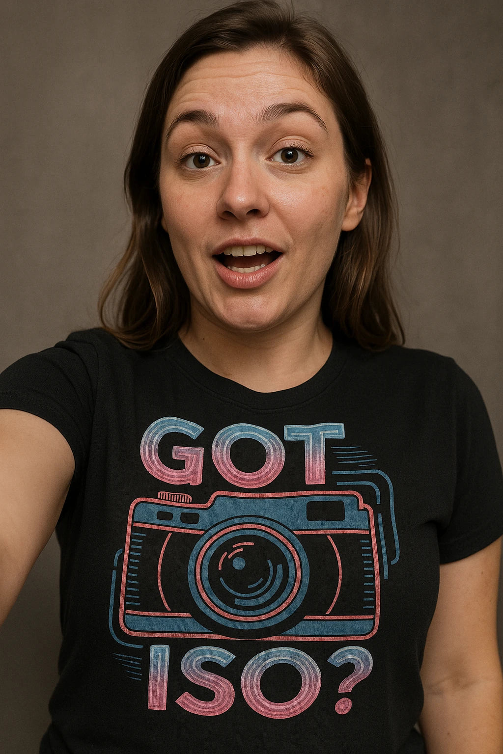 "Got Iso?" black photography t shirt - also one of the best gifts for photography lovers