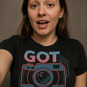 "Got Iso?" black photography t shirt - also one of the best gifts for photography lovers