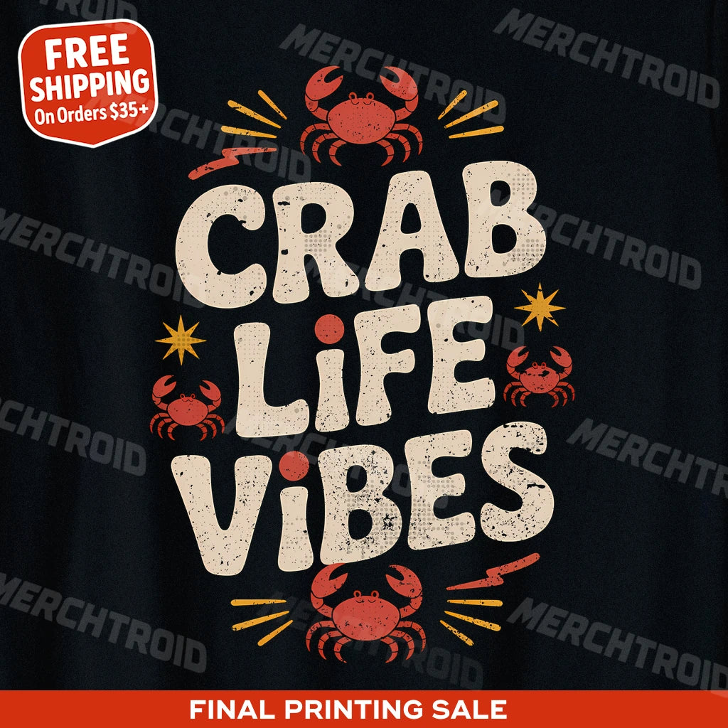 "Crab Life Vibes" zodiac shirts - product photo 9