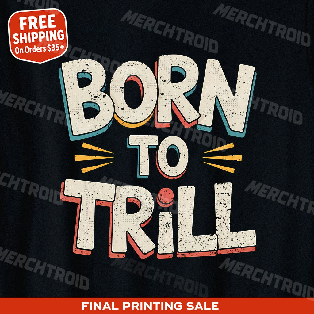 "Born To Trill" piano t shirt - product photo 10