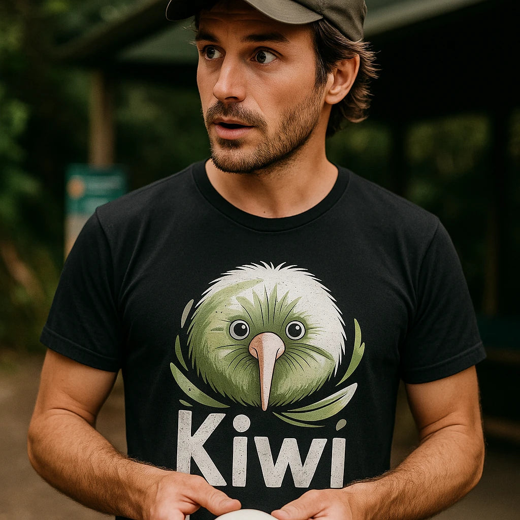 "Crazy Kiwi Lady" kiwis t shirt - product photo 8