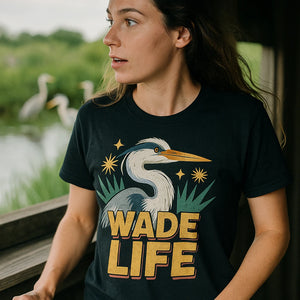 "Wade Life" heron shirts - product photo 6