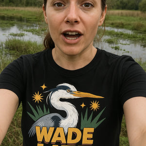 "Wade Life" heron shirts - product photo 7