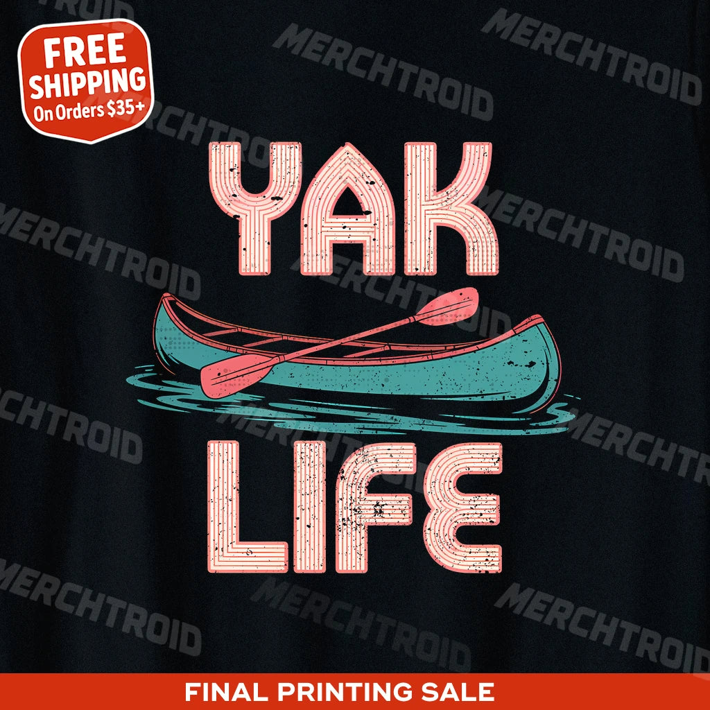 "Yak Life" canoeing t shirt - product photo 10