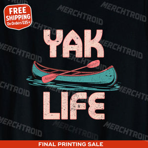 "Yak Life" canoeing t shirt - product photo 10