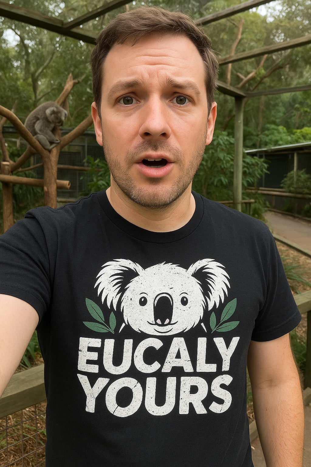 "Eucaly Yours" koala tee shirts - product photo 7