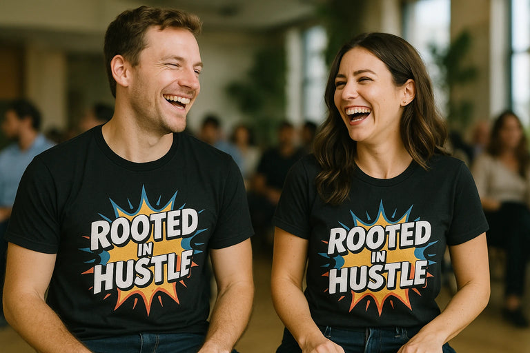 Person wearing the black growth mindset t shirt graphic tee - 