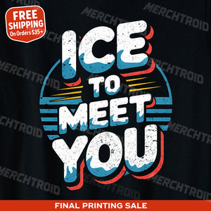 "Ice To Meet You" polar bear tee shirts - product photo 10