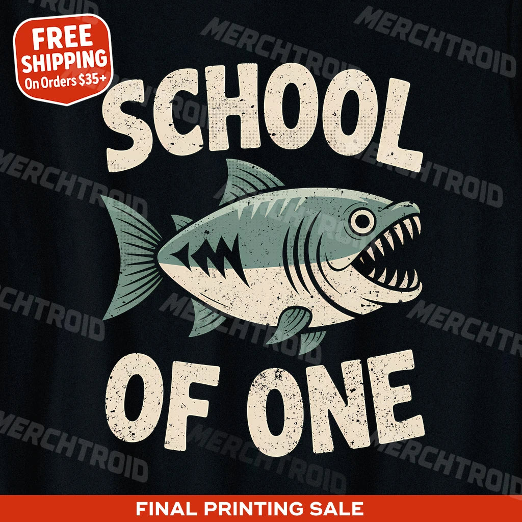 "School of One" piranha shirts - product photo 10