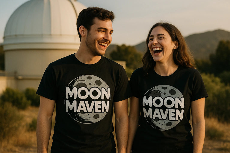 Person wearing the black howling at the moon t shirt graphic tee - 