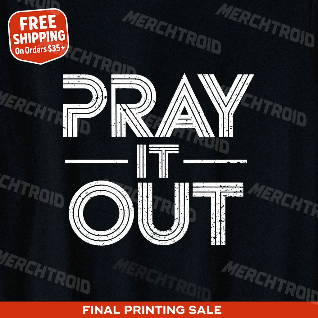 "Pray It Out" men's faith shirts - product photo 9