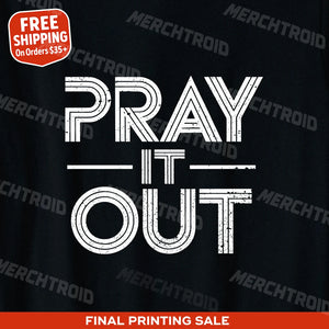 "Pray It Out" men's faith shirts - product photo 9