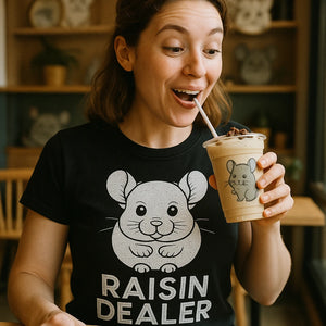 "Raisin Dealer" chinchilla t shirt - product photo 8