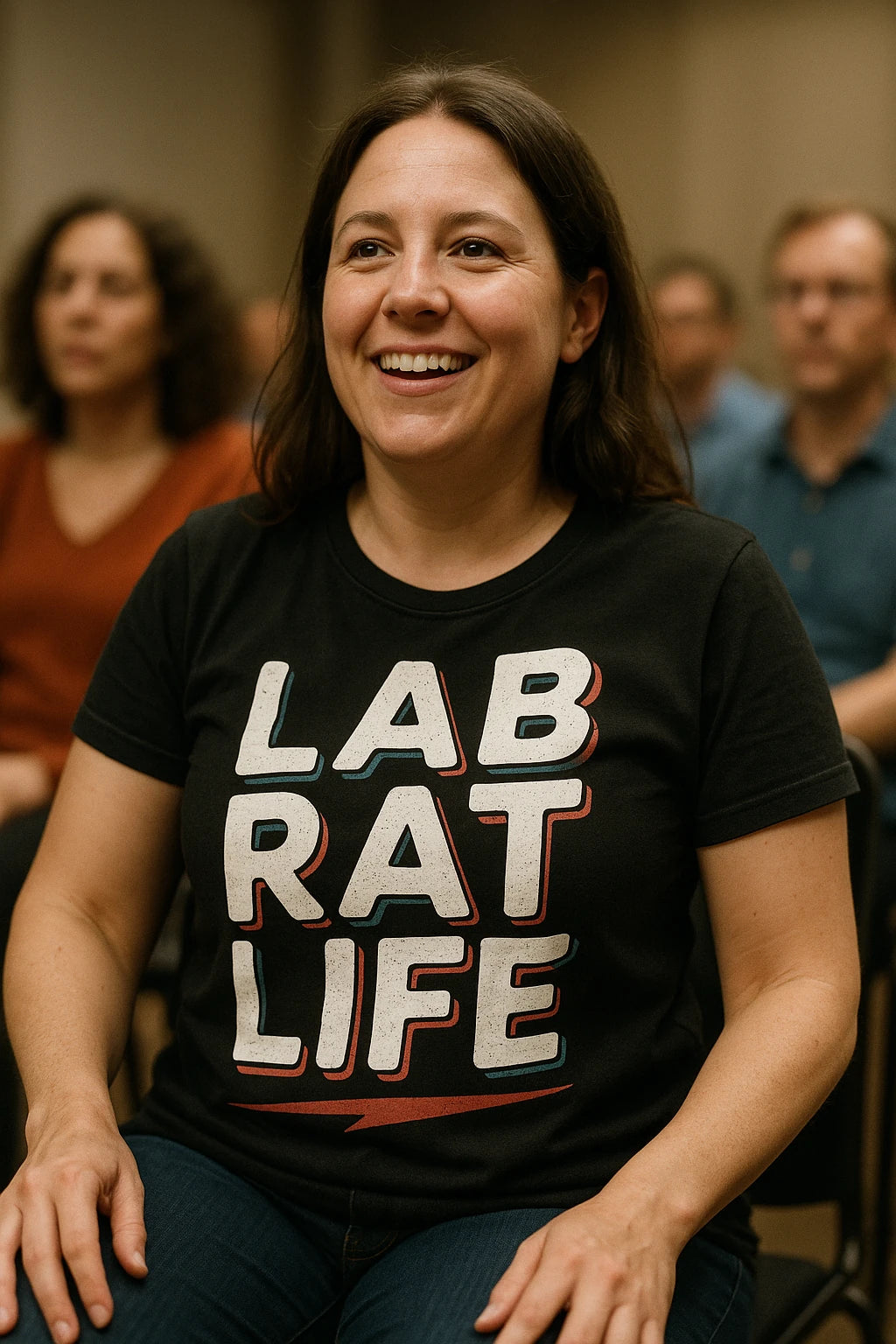 "Lab Rat Life" black studying t shirt - a birthday gift for studying lover