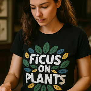 "Ficus on Plants" t shirt printing botany - product photo 7