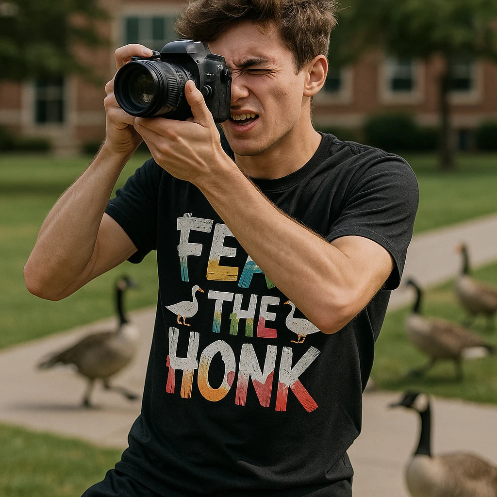 "Fear the Honk" geese shirts - product photo 8